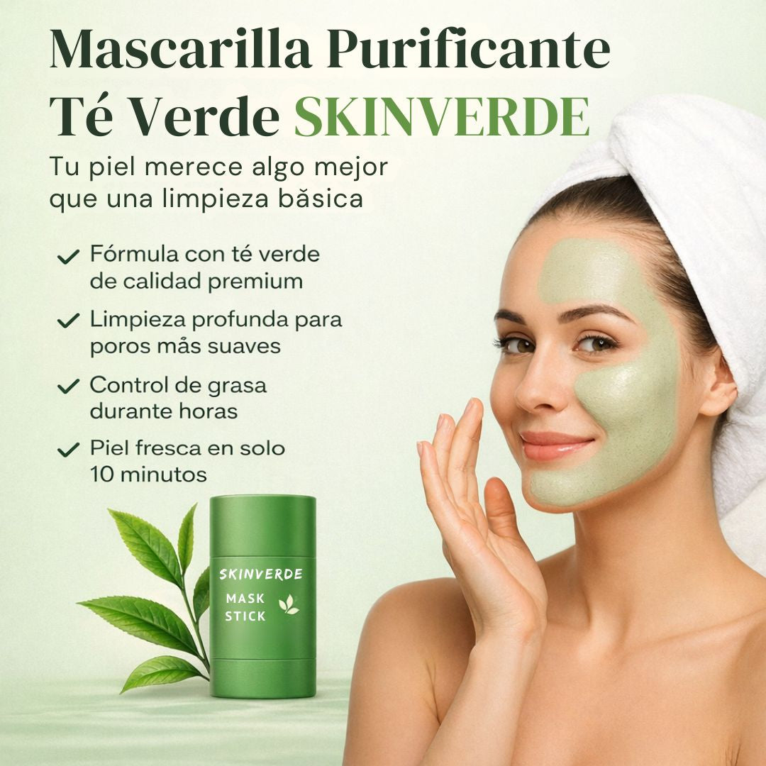 MASCARILLA EXFOLIANTE DE TÉ VERDE - SKINVERDE