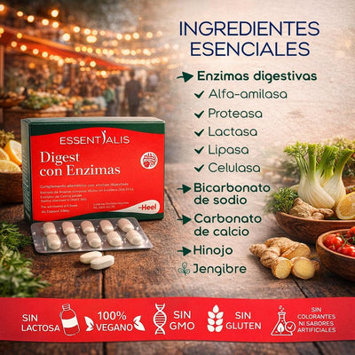 Digest con Enzimas - Disfruta de tus comidas sin malestar