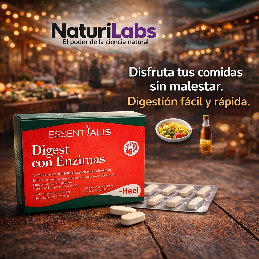 Digest con Enzimas - Disfruta de tus comidas sin malestar